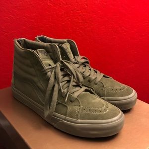 Vans Mono Green Sk8 Hi
